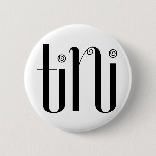 Tini Black Button Knapp