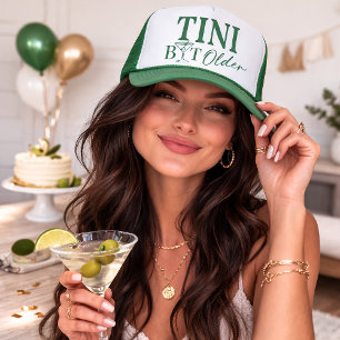 TINI Lite Äldre Rolig Martini Födelsedag Trucker H Keps