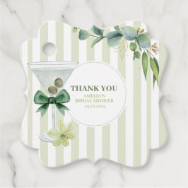 Tini One är på väg till Martini Baby-duschen Gåvor Etiketter