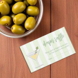 Tini One Baby Shower Blöja Lotteri Tilläggskort