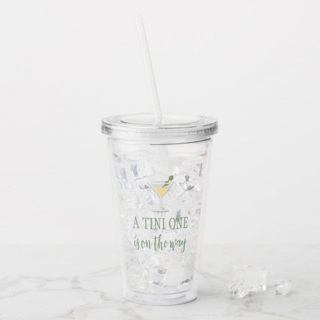 Tini One Baby Shower Take Away Mugg (Framsida Ice)