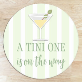 Tini One Babyfest Underlägg Papper Rund