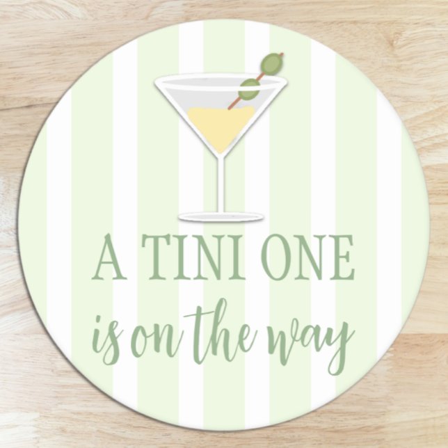 Tini One Babyfest Underlägg Papper Rund (Skapare uppladdad)