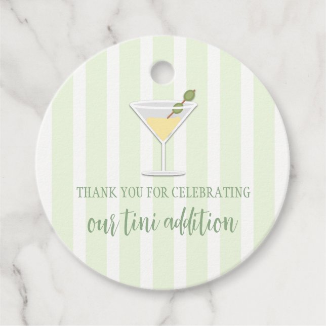 Tini One Babyfirande Gåvor Etiketter (Framsida)