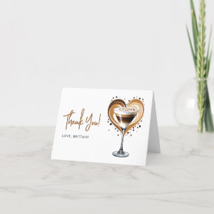 Tini One Coffee Martini Baby Shower - tackkort
