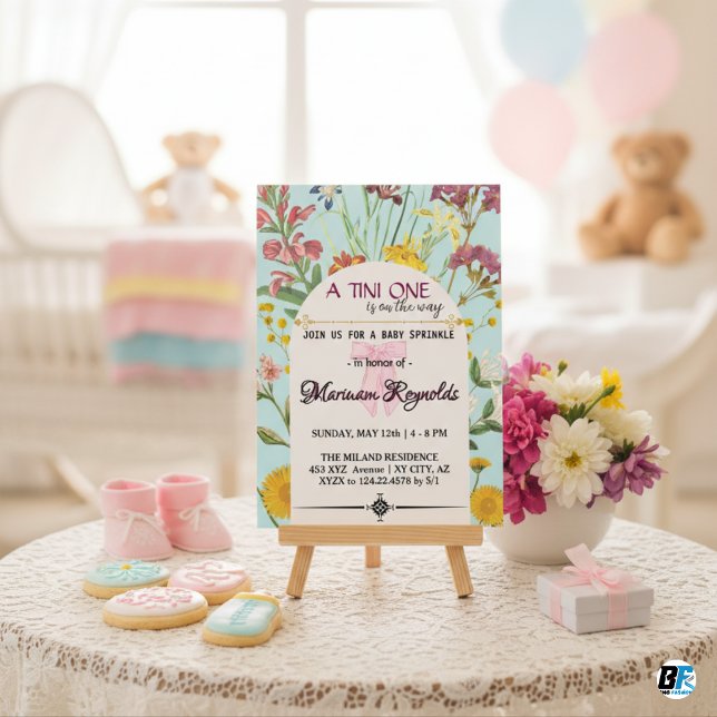 Tini One | Espresso Martini Baby Shower Elegant Inbjudningar (Skapare uppladdad)