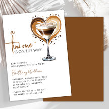 Tini One Espresso Martini Baby Shower