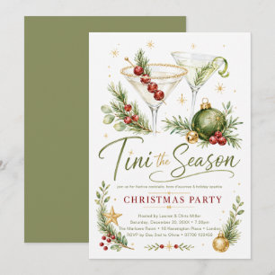 Tini the Season Julfest Inbjudningar