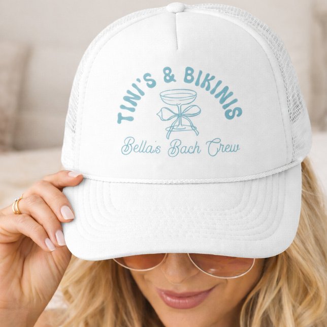 Tinis & Bikinis Trucker Hatt | Anpassad Sjungmössa Keps (Skapare uppladdad)