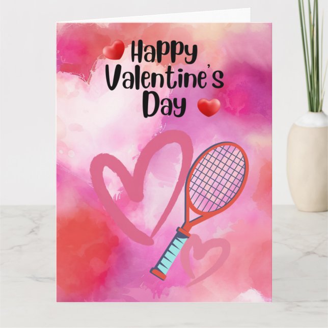 TINIS Valentindagen till Spelare med Kärlek Kort (Framsida)