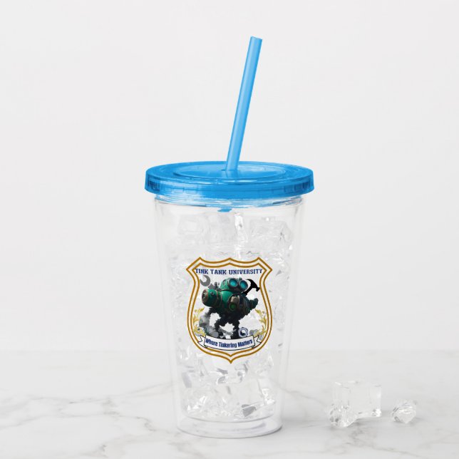 Tink Tank Universiteten.w.w Take Away Mugg (Baksida Ice)