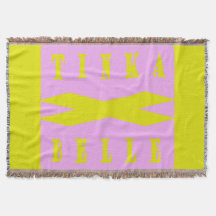 Tinka Belle-design söt färg rosa lemon Sherpa