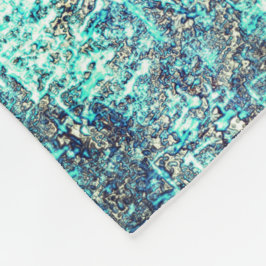 Tinkel av trådar eller svampar cyanblått och grått fleecefilt