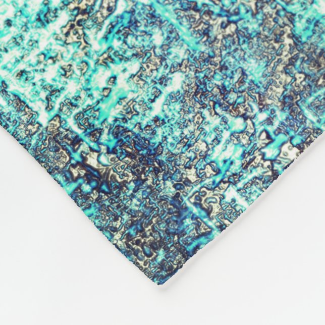 Tinkel av trådar eller svampar cyanblått och grått fleecefilt (Hörn)