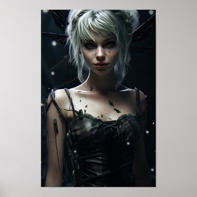 Tinker Bell: Creepy Realistic Horror Stil Poster (Framsidan)