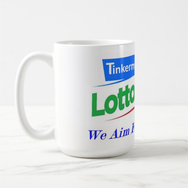 Tinkermen Lotto Report Logotyp Coffee Kopp (Vänster)