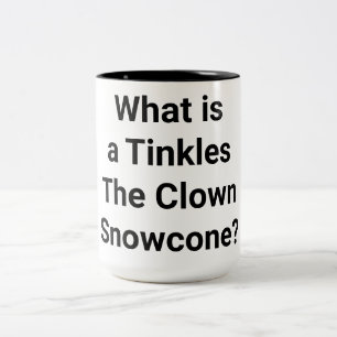 Tinkles Clown Snowcone Hankamer Artjunkhaus Yum? Två-Tonad Mugg