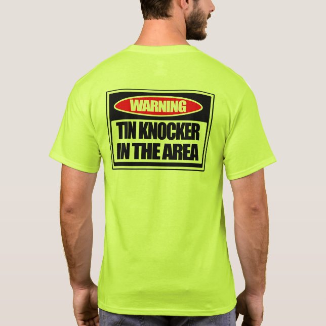 Tinknackare i områdesT-tröja T-shirt (Baksida)
