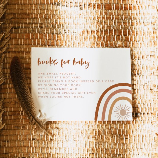 TINLEY Boho Terracotta Rainbow Bokar för Baby Inbjudningar (Skapare uppladdad)