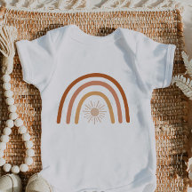 TINLEY Cute Bohemian Terracotta och Rust Rainbow
