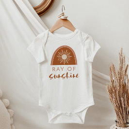 TINLEY Cute Boho Earthy Ray of Sunshine Rainbow T Shirt