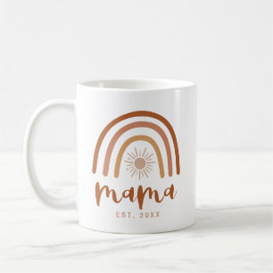 TINLEY Mamma Establishing Terracotta Rainbow Kaffemugg