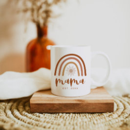 TINLEY Mamma Establishing Terracotta Rainbow Kaffemugg