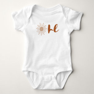 TINLEY Söt Boho Sol Ett Första Födelsedag T Shirt