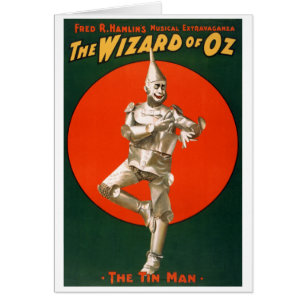 Tinmanen från Wizardet of Oz Hälsningskort