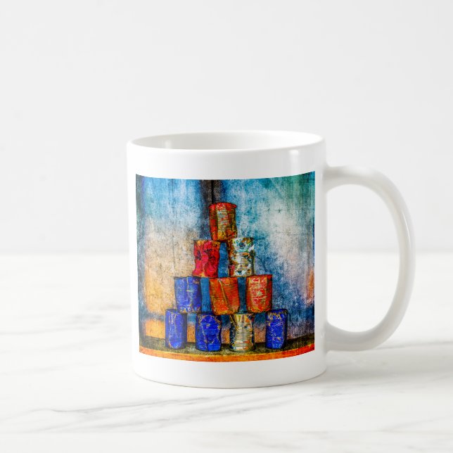 Tinnbehållare - efter lanseringen kaffemugg (Höger)