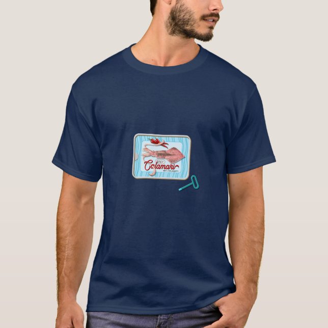 Tinned Fish - Calamari T Shirt (Framsida)