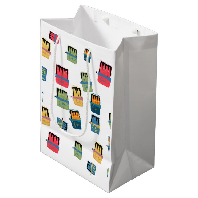 Tinned Fish Gift Bag (Framsidan Vinklad)