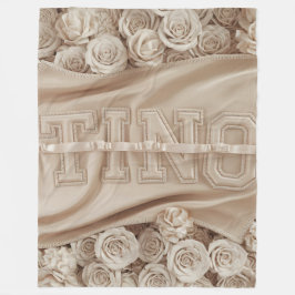 TINO Embroized Ro Blanket Fleecefilt