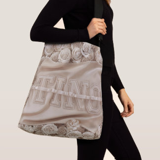 TINO Embroized Ro Tote Bag Axelväska