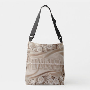 TINO Embroized Ro Tote Bag Axelväska