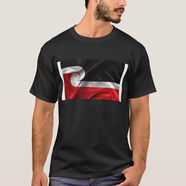 Tino Rangatiratanga flaggaaotearoa Tee (Framsida)