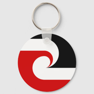 Tino Rangatiratanga Maori flagga Nyckelring