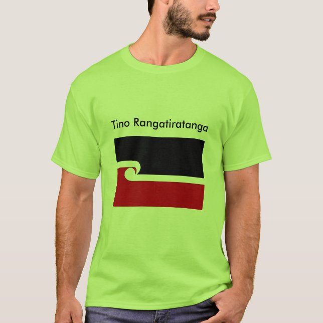 Tino Rangatiratanga Tee Shirt (Framsida)