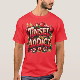 Tinsel Addict Roligt T Shirt