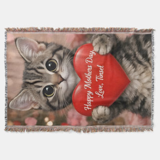 Tinsel "Glad mors dag Hjärtunge T-Shirt Filt