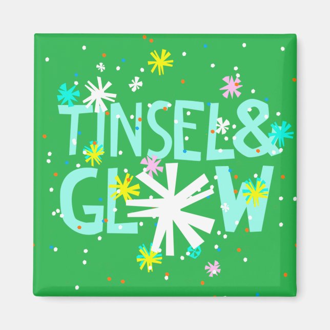Tinsel & glöd magnet (Framsidan)
