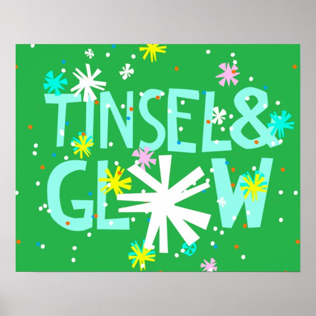 Tinsel & glöd poster (Framsidan)