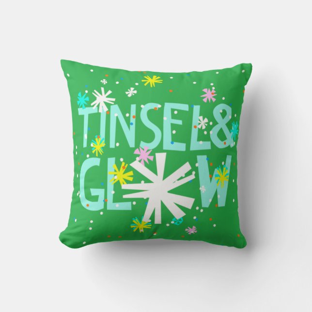 Tinsel & Glow Kudde (Framsida)