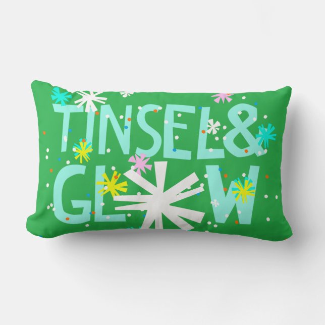 Tinsel & Glow Lumbarkudde (Framsida)