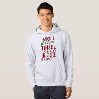 Tinsel i en triangel - Fin jul Hoodie