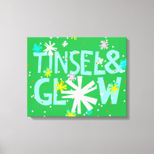Tinsel och glöd canvastryck