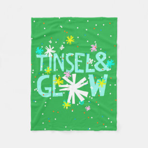 Tinsel och glöd fleecefilt
