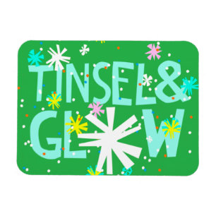 Tinsel och glöd magnet