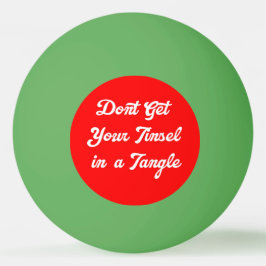 Tinsel Tangle Ping Pong Boll