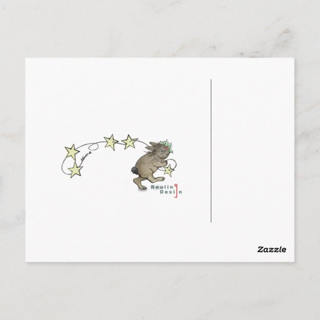 Tinsel Tours vykort (Baksida)